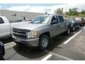 2008 Graystone Metallic Chevrolet Silverado 1500 LS Crew Cab 4x4  photo #4