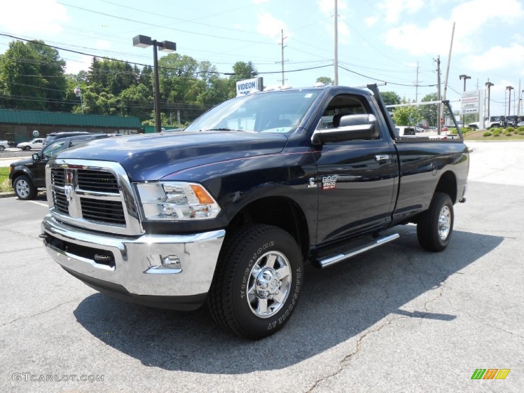 2012 Ram 2500 HD SLT Regular Cab 4x4 - True Blue Pearl / Dark Slate/Medium Graystone photo #3