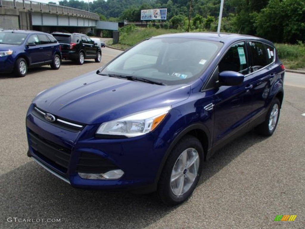 2013 Escape SE 1.6L EcoBoost 4WD - Deep Impact Blue Metallic / Charcoal Black photo #4