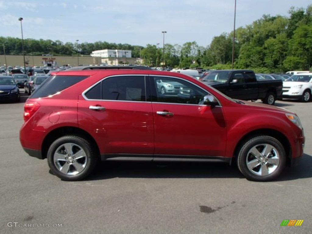 2013 Equinox LT AWD - Crystal Red Tintcoat / Jet Black photo #1