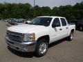 2013 Summit White Chevrolet Silverado 1500 LT Crew Cab 4x4  photo #4