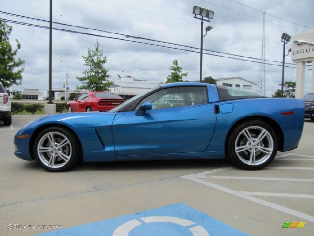 2010 Corvette Coupe - Jetstream Blue Metallic / Ebony Black photo #7