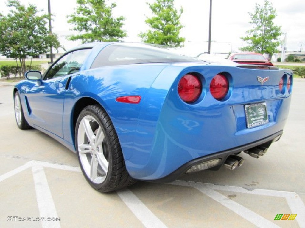 2010 Corvette Coupe - Jetstream Blue Metallic / Ebony Black photo #8