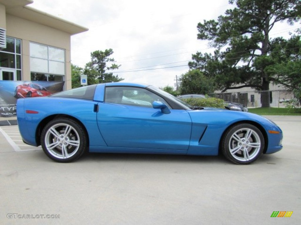 2010 Corvette Coupe - Jetstream Blue Metallic / Ebony Black photo #11
