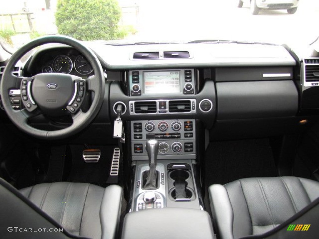 2008 Range Rover V8 Supercharged - Java Black Pearlescent / Jet Black photo #3