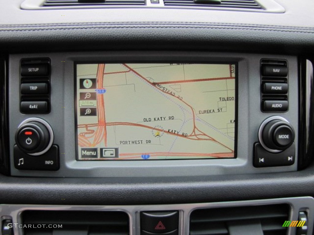 2008 Range Rover V8 Supercharged - Java Black Pearlescent / Jet Black photo #18