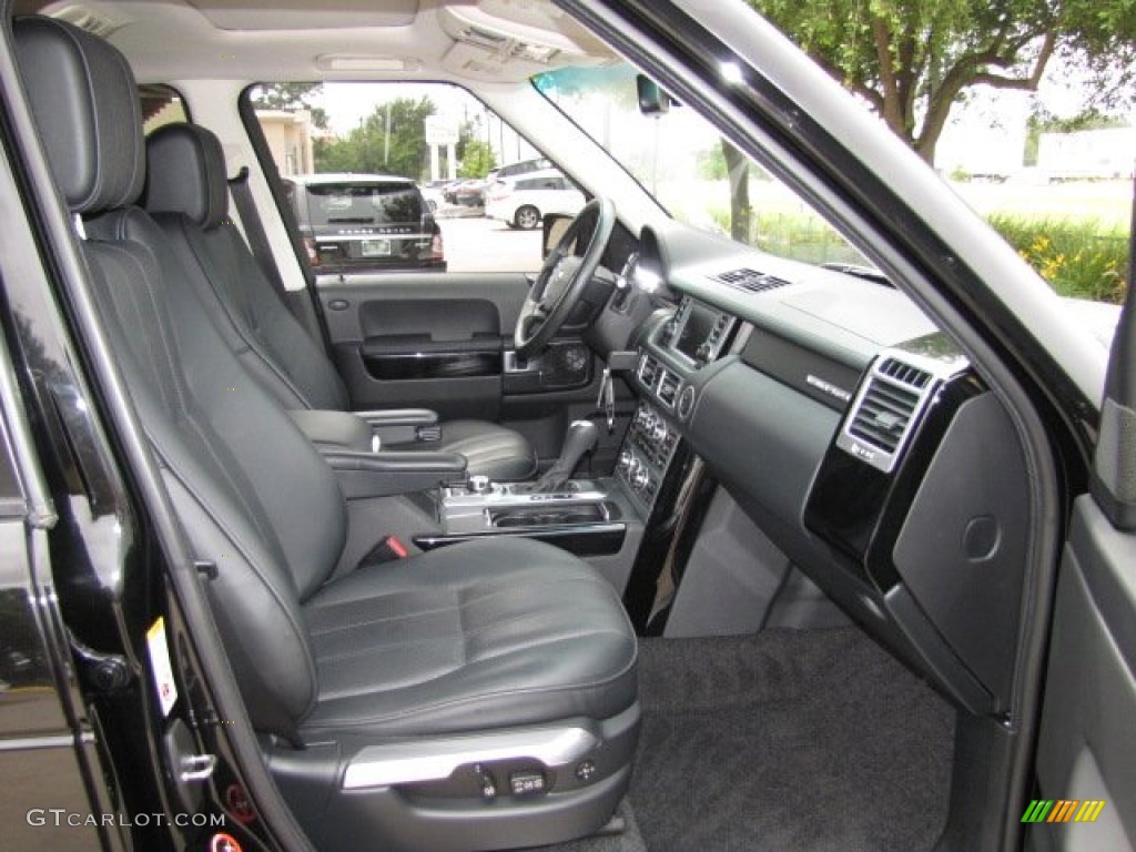 2008 Range Rover V8 Supercharged - Java Black Pearlescent / Jet Black photo #22