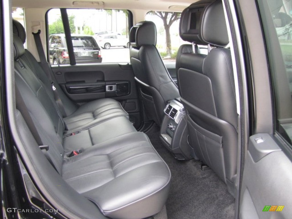 2008 Range Rover V8 Supercharged - Java Black Pearlescent / Jet Black photo #24
