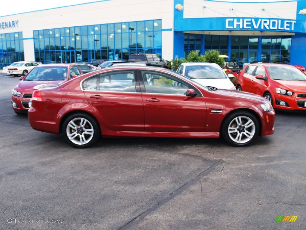 2009 G8 Sedan - Sport Red Metallic / Onyx photo #1