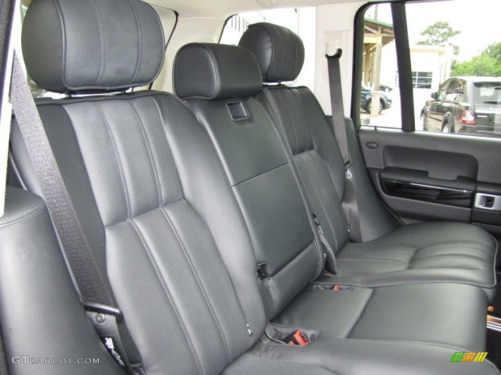 2008 Range Rover V8 Supercharged - Java Black Pearlescent / Jet Black photo #29