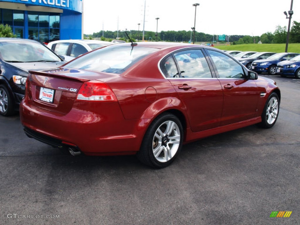 2009 G8 Sedan - Sport Red Metallic / Onyx photo #3
