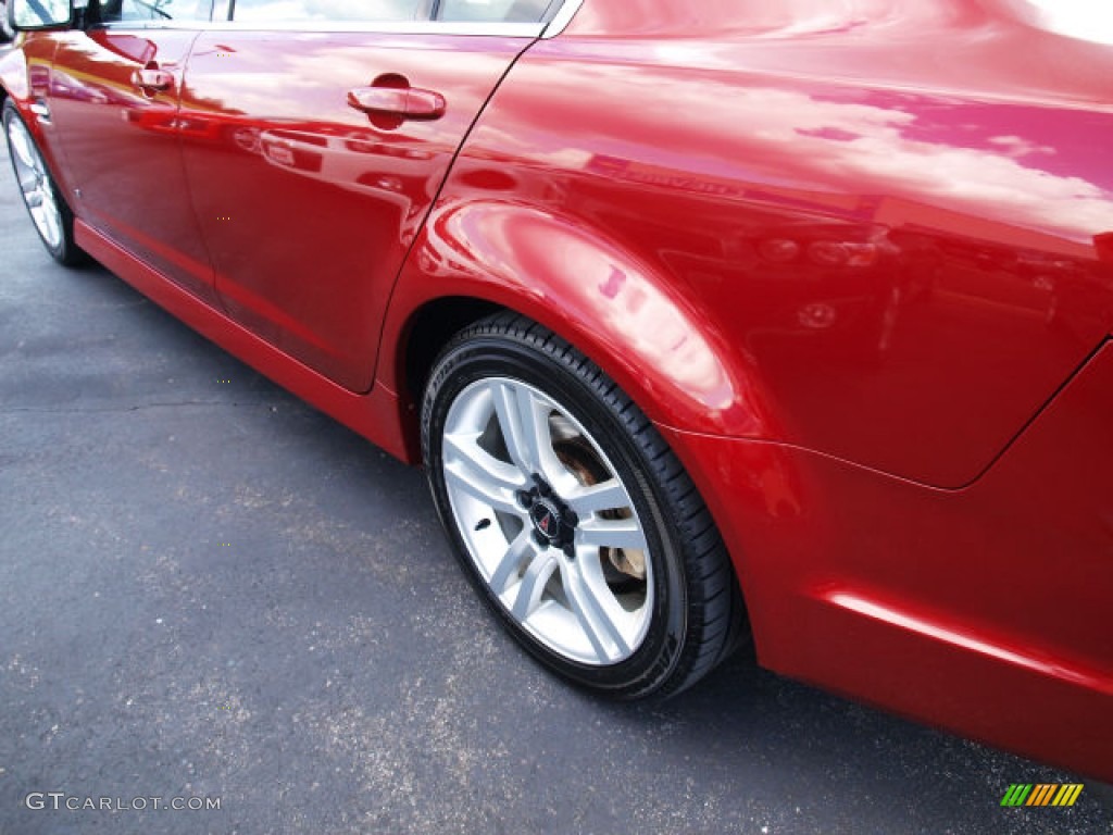 2009 G8 Sedan - Sport Red Metallic / Onyx photo #4