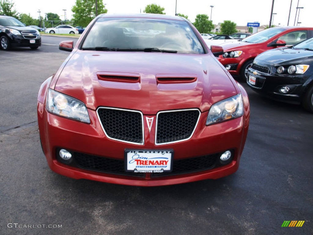 2009 G8 Sedan - Sport Red Metallic / Onyx photo #8