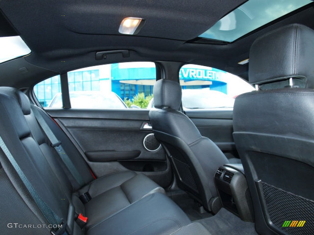 2009 Pontiac G8 Sedan Rear Seat Photo #81667591