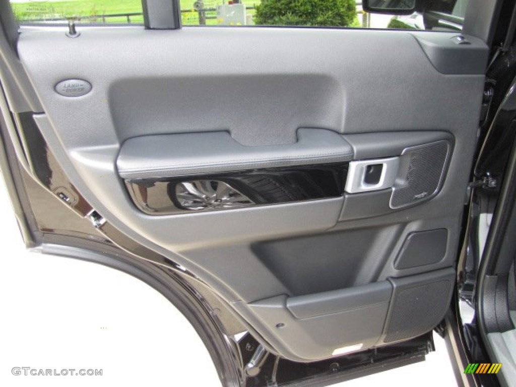 2008 Range Rover V8 Supercharged - Java Black Pearlescent / Jet Black photo #42