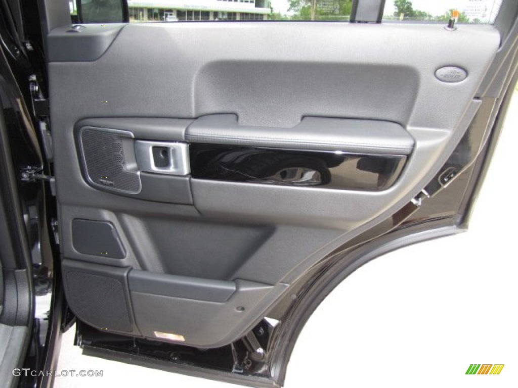 2008 Range Rover V8 Supercharged - Java Black Pearlescent / Jet Black photo #43