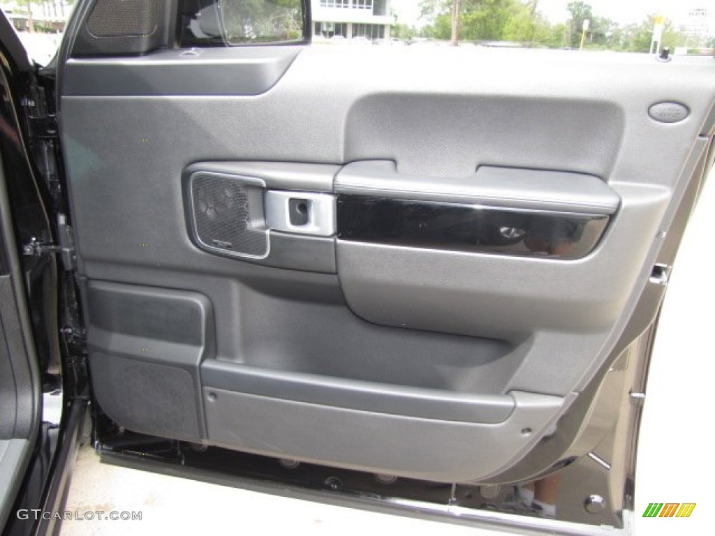 2008 Range Rover V8 Supercharged - Java Black Pearlescent / Jet Black photo #44
