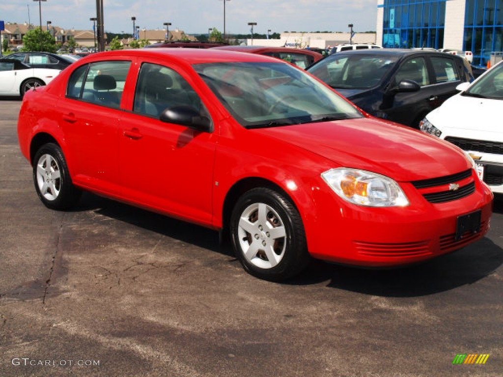 2006 Cobalt LS Sedan - Victory Red / Gray photo #2