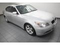 Titanium Silver Metallic 2006 BMW 5 Series 530i Sedan Exterior