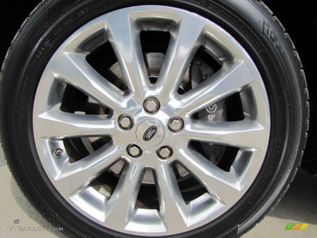 2008 Range Rover V8 Supercharged - Java Black Pearlescent / Jet Black photo #49