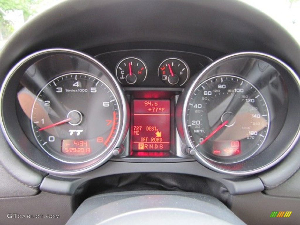 2008 Audi TT 3.2 quattro Coupe Gauges Photo #81668401