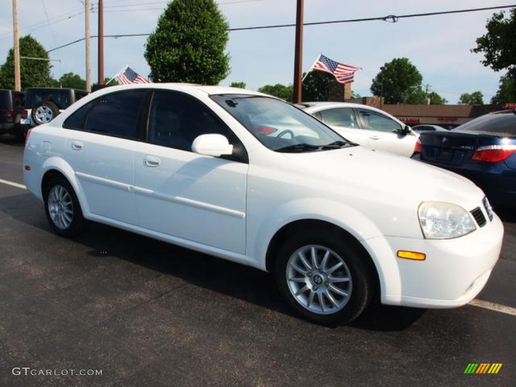 2004 Forenza EX - Absolute White / Gray photo #2