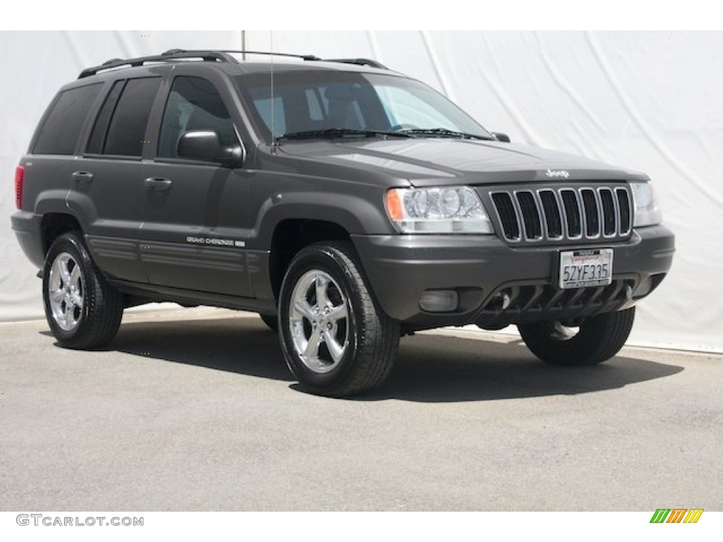2001 Grand Cherokee Limited 4x4 - Graphite Grey Pearl / Agate photo #1