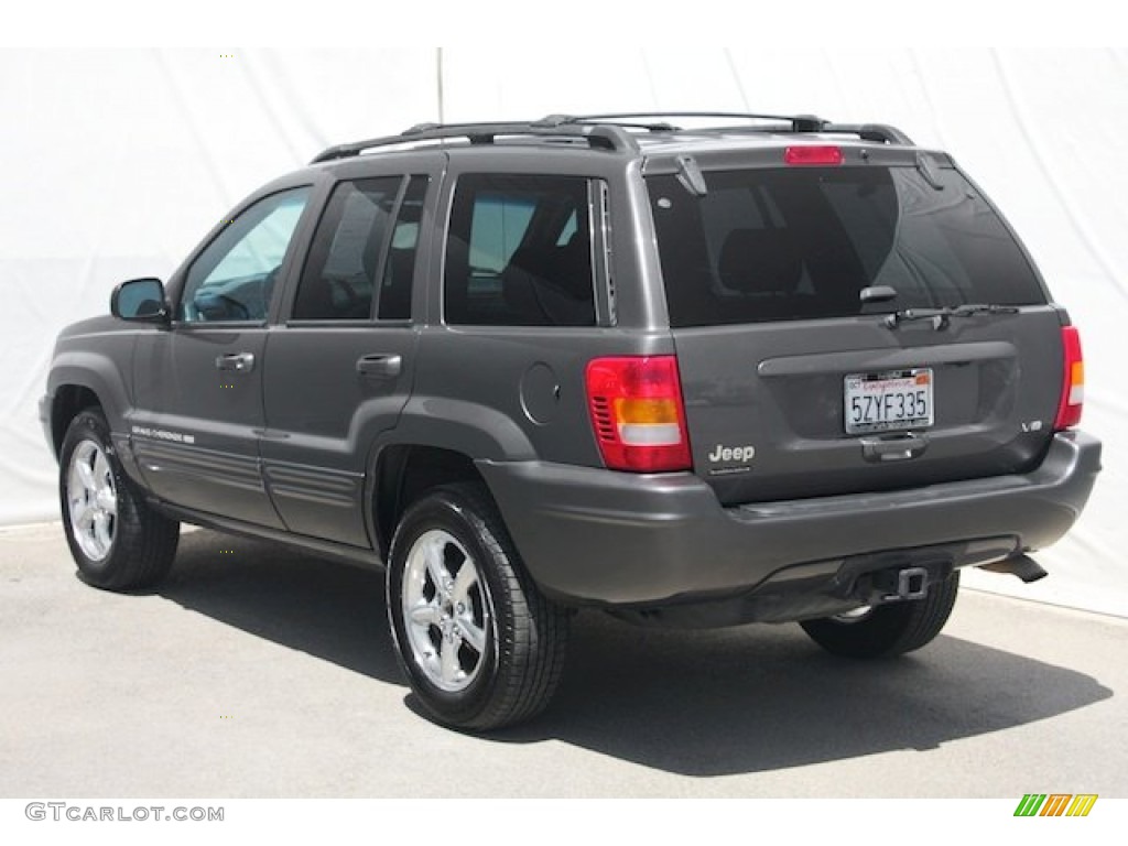 2001 Grand Cherokee Limited 4x4 - Graphite Grey Pearl / Agate photo #2