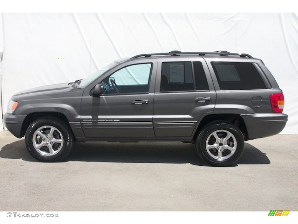 2001 Grand Cherokee Limited 4x4 - Graphite Grey Pearl / Agate photo #9