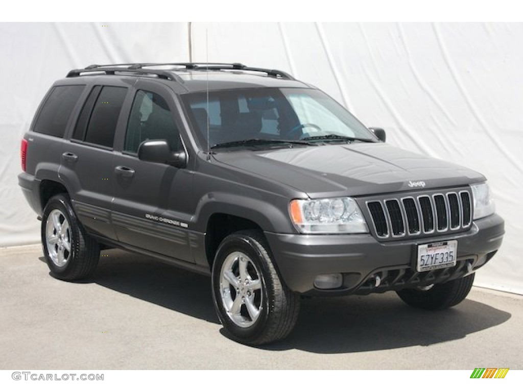 2001 Grand Cherokee Limited 4x4 - Graphite Grey Pearl / Agate photo #11