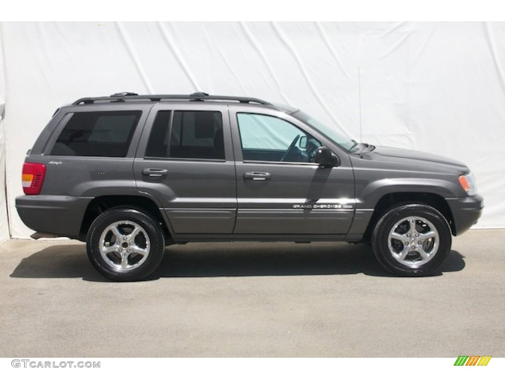 2001 Grand Cherokee Limited 4x4 - Graphite Grey Pearl / Agate photo #12