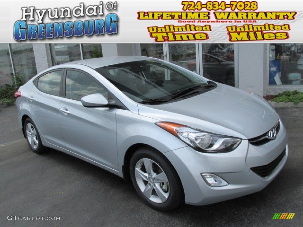 Silver Hyundai Elantra