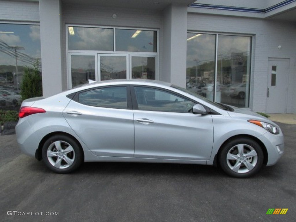 2013 Elantra GLS - Silver / Gray photo #2