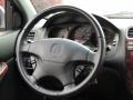 2001 Acura MDX Ebony Interior Steering Wheel Photo