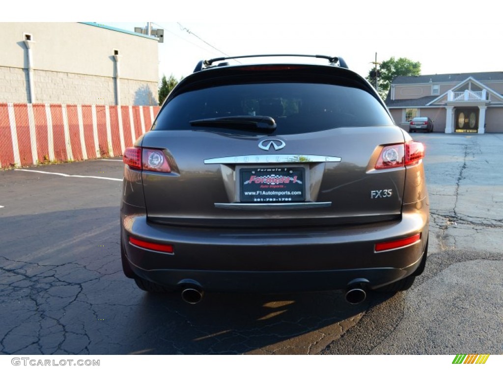 2005 FX 35 AWD - Beryllium 16 / Brick/Black photo #6
