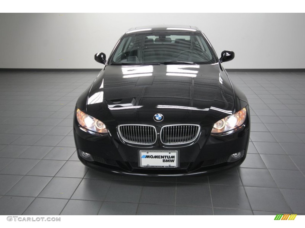 2010 3 Series 328i Coupe - Jet Black / Black photo #6