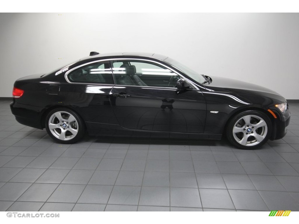 2010 3 Series 328i Coupe - Jet Black / Black photo #7