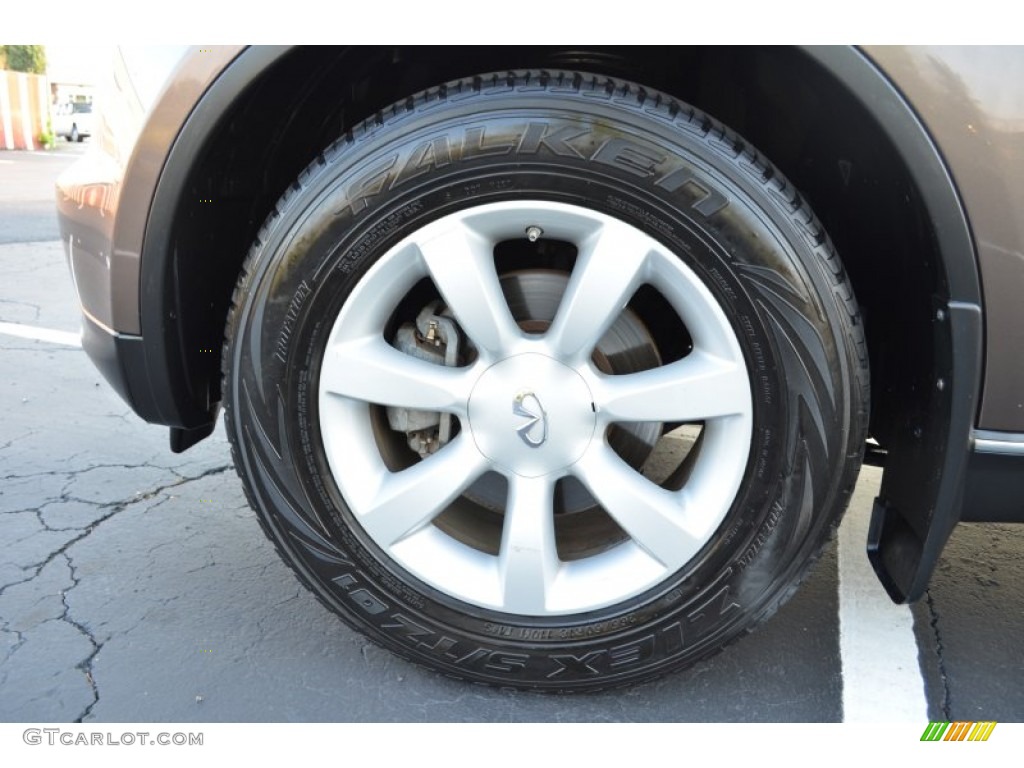 2005 FX 35 AWD - Beryllium 16 / Brick/Black photo #19