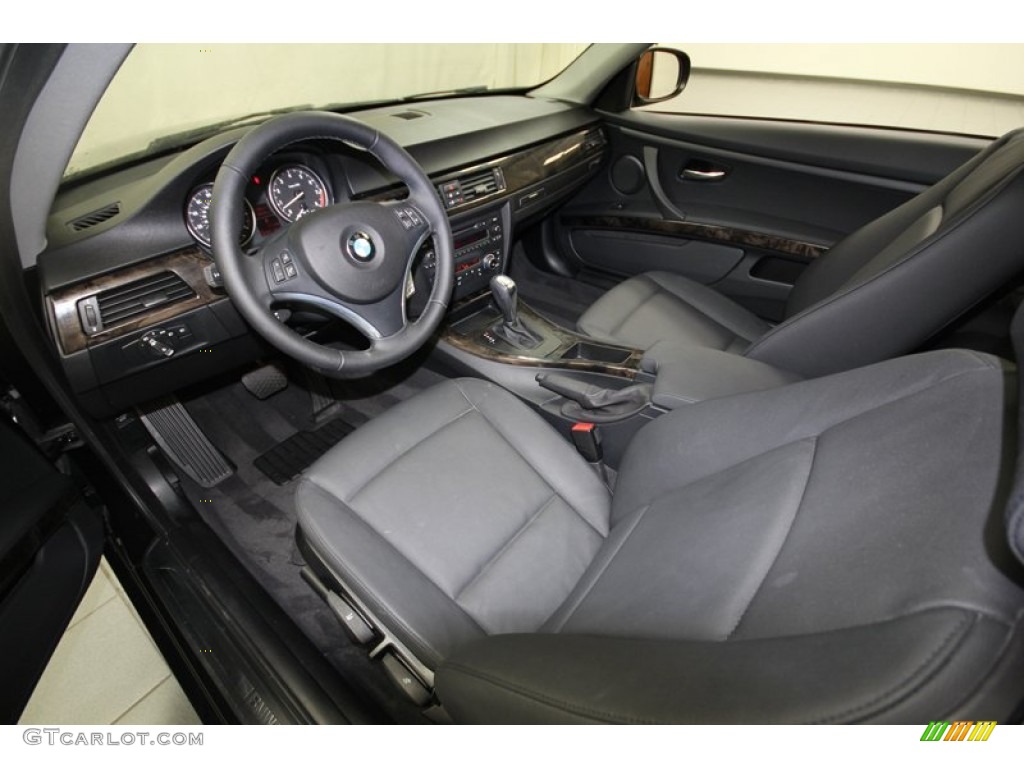 2010 3 Series 328i Coupe - Jet Black / Black photo #13