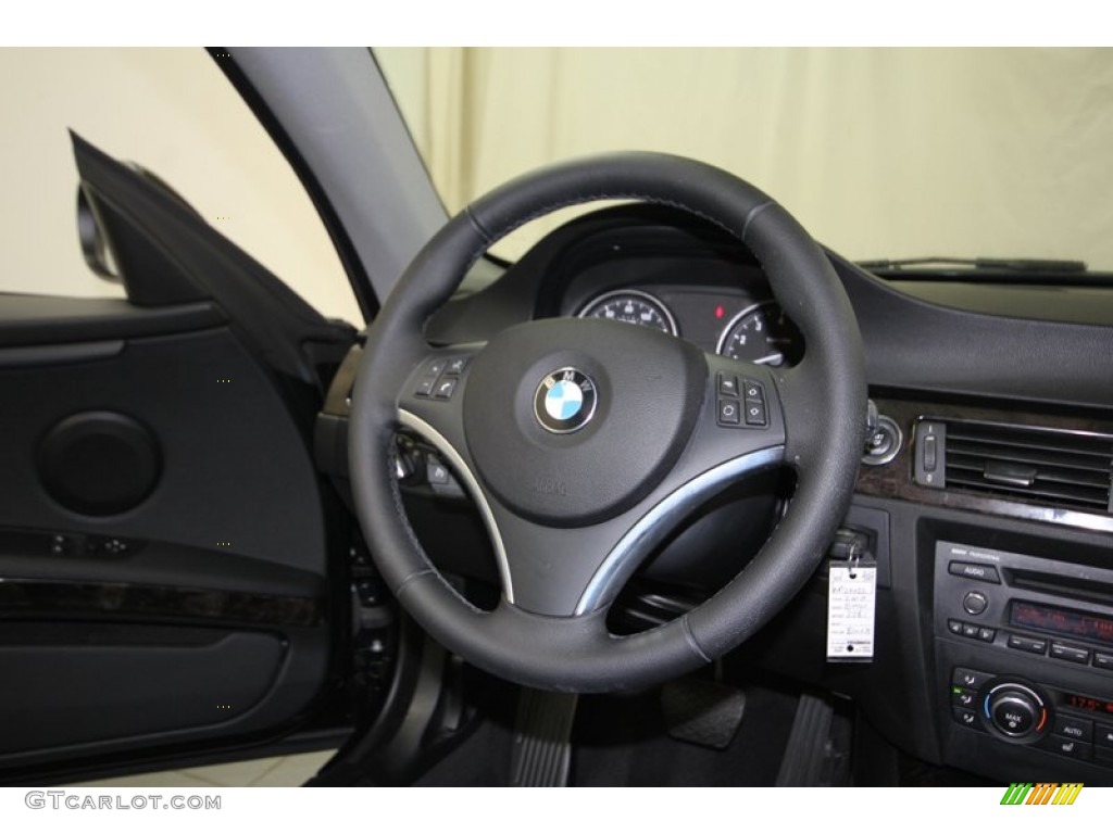 2010 3 Series 328i Coupe - Jet Black / Black photo #26