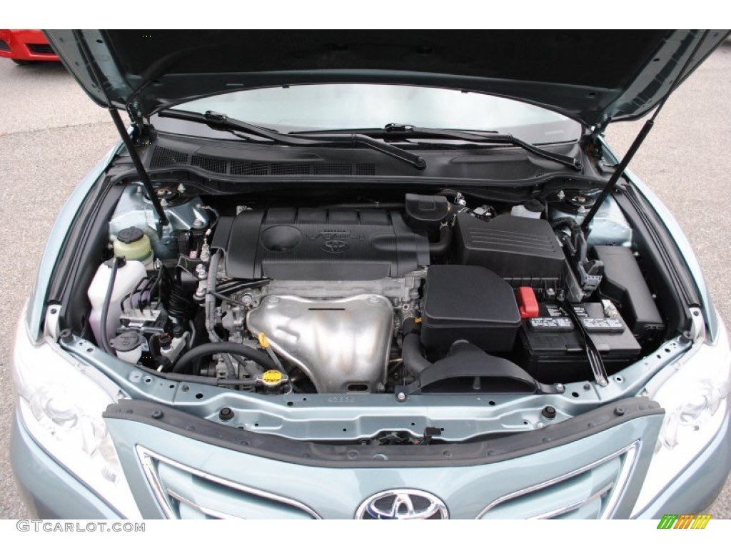 2011 Camry XLE - Aloe Green Metallic / Bisque photo #21