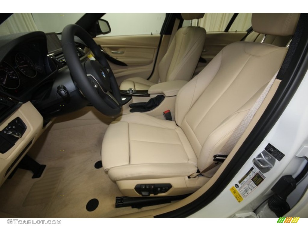 2013 3 Series 335i Sedan - Alpine White / Venetian Beige photo #3