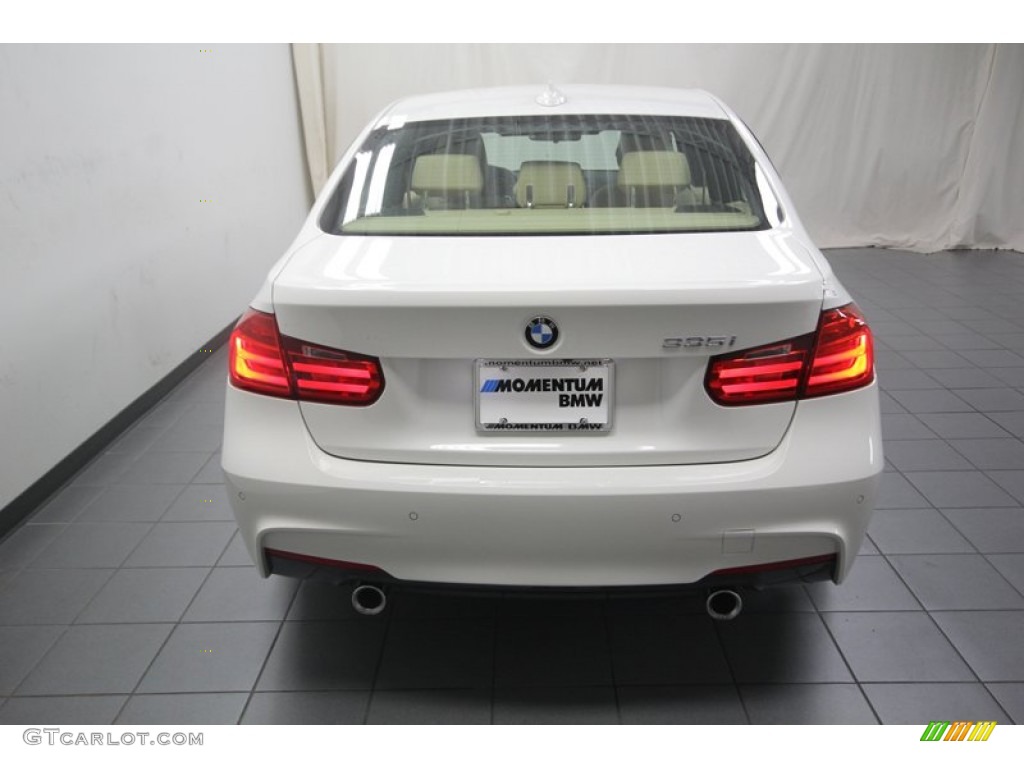 2013 3 Series 335i Sedan - Alpine White / Venetian Beige photo #10