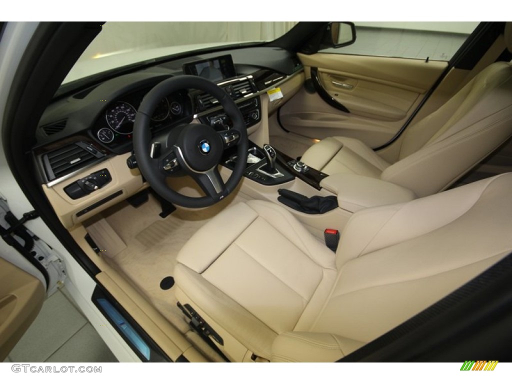 2013 3 Series 335i Sedan - Alpine White / Venetian Beige photo #11
