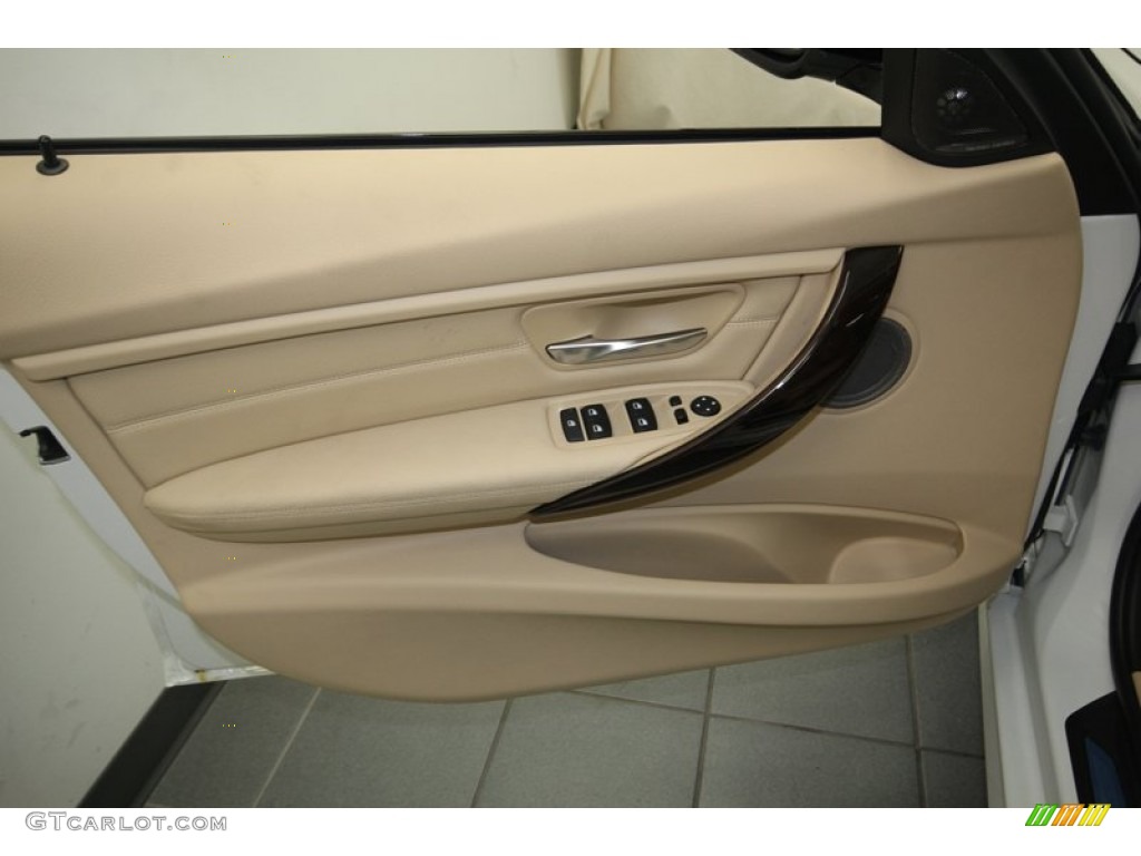 2013 3 Series 335i Sedan - Alpine White / Venetian Beige photo #13