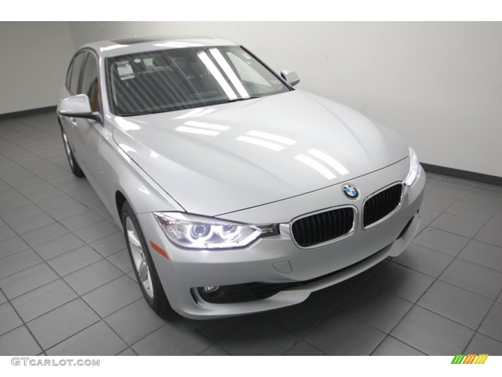 2013 3 Series 328i Sedan - Glacier Silver Metallic / Black photo #5
