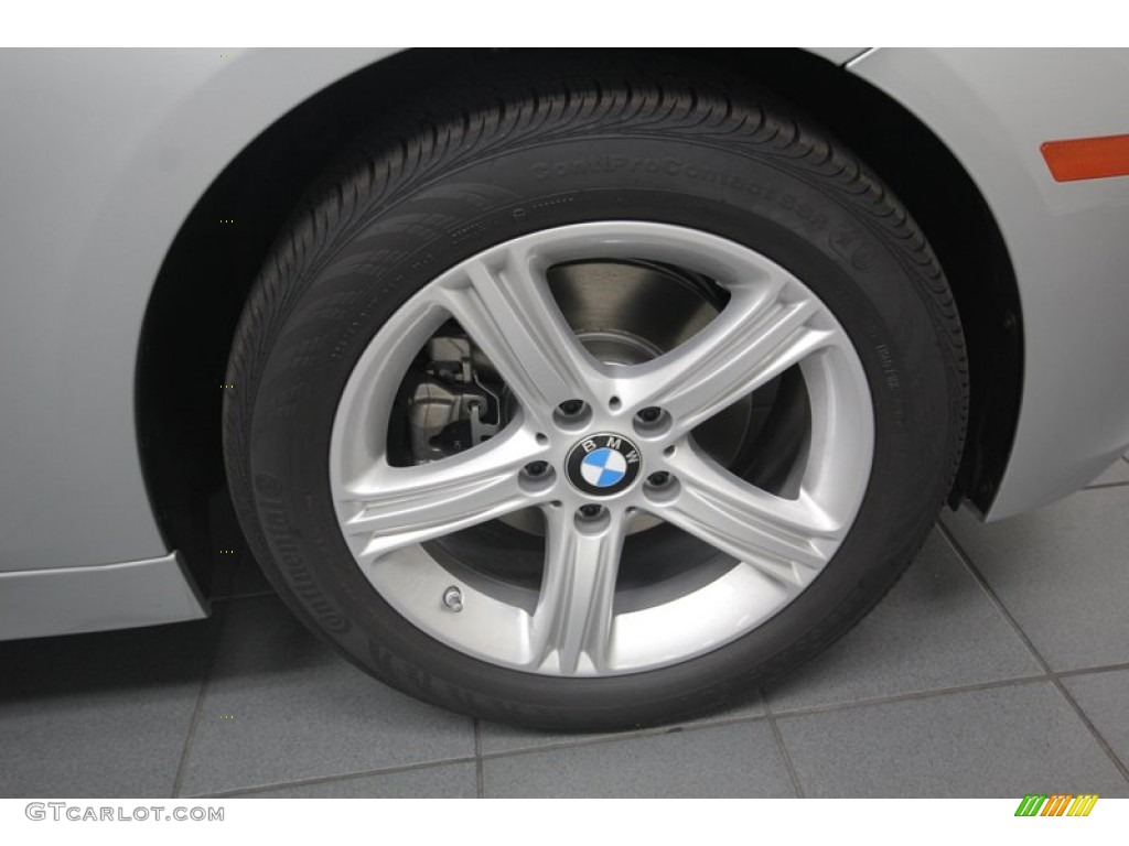 2013 3 Series 328i Sedan - Glacier Silver Metallic / Black photo #7