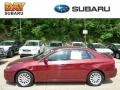 Camellia Red Pearl 2011 Subaru Impreza 2.5i Premium Sedan