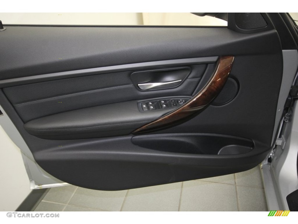 2013 3 Series 328i Sedan - Glacier Silver Metallic / Black photo #13