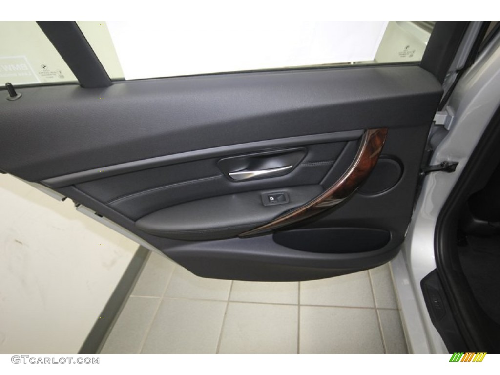 2013 3 Series 328i Sedan - Glacier Silver Metallic / Black photo #27